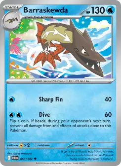 Pokémon-Karte Barraskewda 063/182