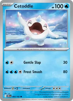 Pokémon-Karte Cetoddle 064/182