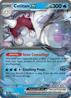 Pokémon-Karte Cetitan ex 065/182