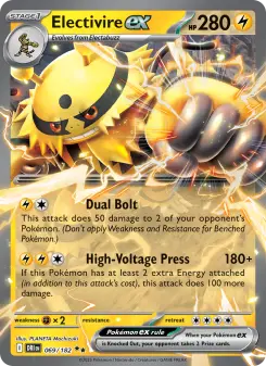 Pokémon-Karte Electivire ex 069/182