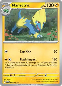 Pokémon-Karte Manectric 076/182