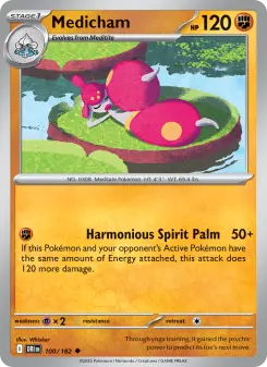 Pokémon-Karte Medicham 100/182