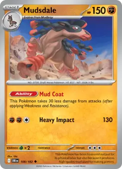 Pokémon-Karte Mudsdale 108/182