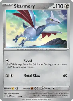 Pokémon-Karte Skarmory 141/182