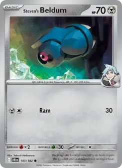 Pokémon-Karte Steven's Beldum 143/182