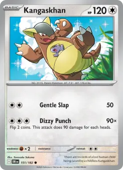 Pokémon-Karte Kangaskhan 151/182