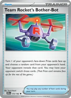 Pokémon-Karte Team Rocket's Bother-Bot 172/182