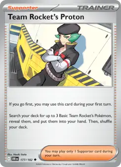 Pokémon-Karte Team Rocket's Proton 177/182