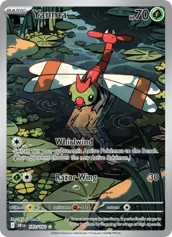 Pokémon-Karte Yanma 183/182