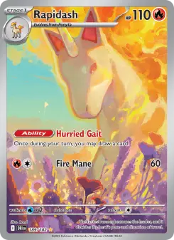 Pokémon-Karte Rapidash 189/182