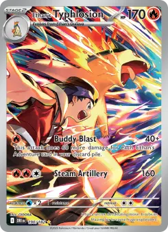 Pokémon-Karte Ethan's Typhlosion 190/182