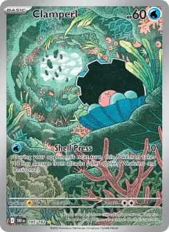 Pokémon-Karte Clamperl 195/182
