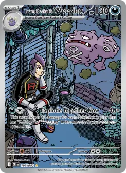 Pokémon-Karte Team Rocket's Weezing 199/182