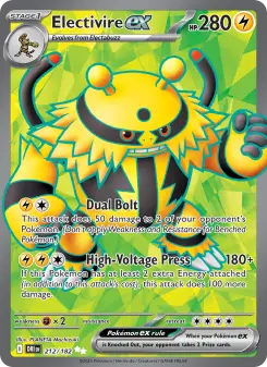 Pokémon-Karte Electivire ex 212/182