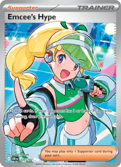 Pokémon-Karte Emcee's Hype 220/182