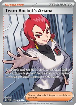 Pokémon-Karte Team Rocket's Ariana 224/182