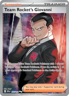 Pokémon-Karte Team Rocket's Giovanni 225/182