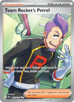 Pokémon-Karte Team Rocket's Petrel 226/182