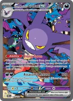 Pokémon-Karte Team Rocket's Crobat ex 234/182