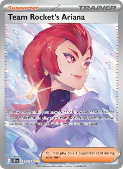 Pokémon-Karte Team Rocket's Ariana 237/182