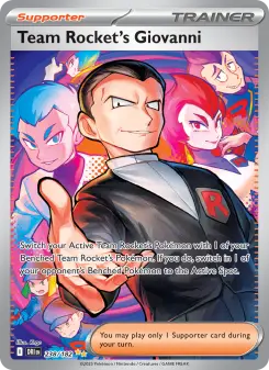 Pokémon-Karte Team Rocket's Giovanni 238/182