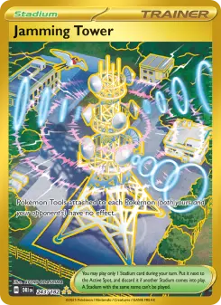 Pokémon-Karte Jamming Tower 243/182