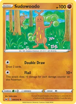 Pokémon-Karte Sudowoodo 100/202