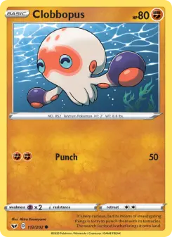 Pokémon-Karte Clobbopus 112/202