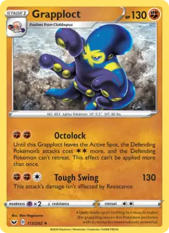 Pokémon-Karte Grapploct 113/202