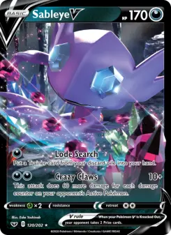 Pokémon-Karte Sableye V 120/202
