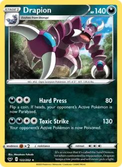Pokémon-Karte Drapion 122/202