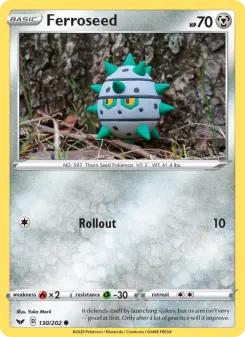 Pokémon-Karte Ferroseed 130/202