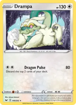 Pokémon-Karte Drampa 149/202