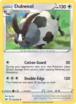 Pokémon-Karte Dubwool 154/202