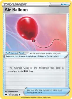 Pokémon-Karte Air Balloon 156/202