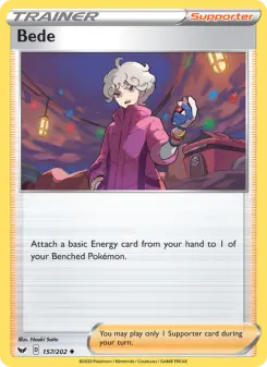 Pokémon-Karte Bede 157/202