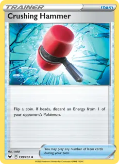 Pokémon-Karte Crushing Hammer 159/202