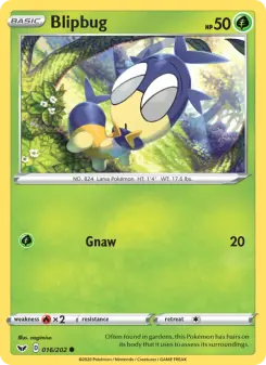 Pokémon-Karte Blipbug 016/202