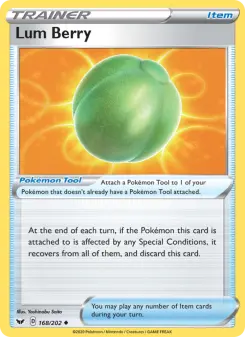 Pokémon-Karte Lum Berry 168/202