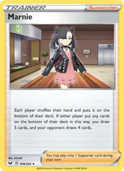 Pokémon-Karte Marnie 169/202