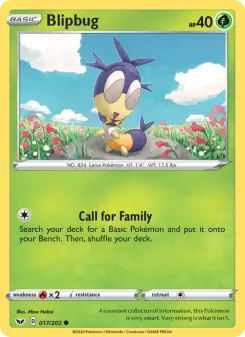 Pokémon-Karte Blipbug 017/202