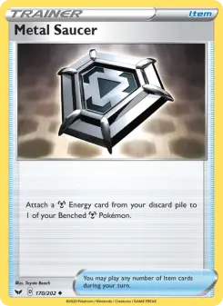Pokémon-Karte Metal Saucer 170/202