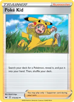 Pokémon-Karte Poké Kid 173/202