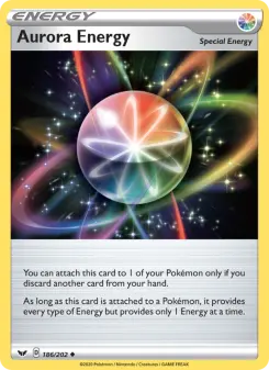 Pokémon-Karte Aurora Energy 186/202
