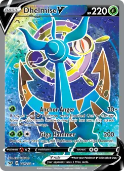 Pokémon-Karte Dhelmise V 187/202