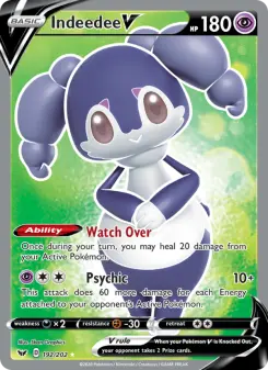 Pokémon-Karte Indeedee V 192/202