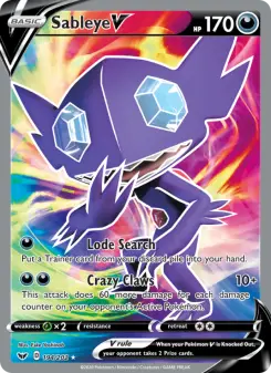 Pokémon-Karte Sableye V 194/202