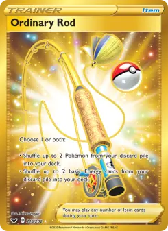 Pokémon-Karte Ordinary Rod 215/202