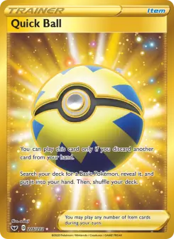 Pokémon-Karte Quick Ball 216/202