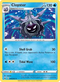 Pokémon-Karte Cloyster 041/202